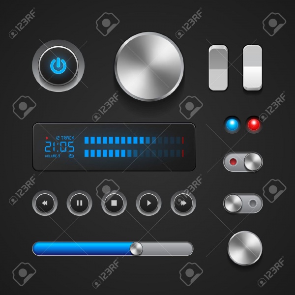 User Interface Video Buttons