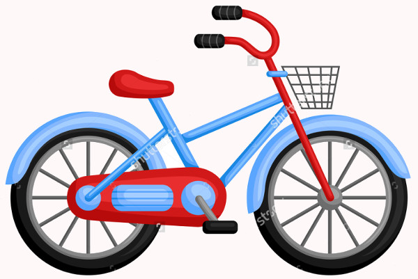 Vector Cartoon Bicycle