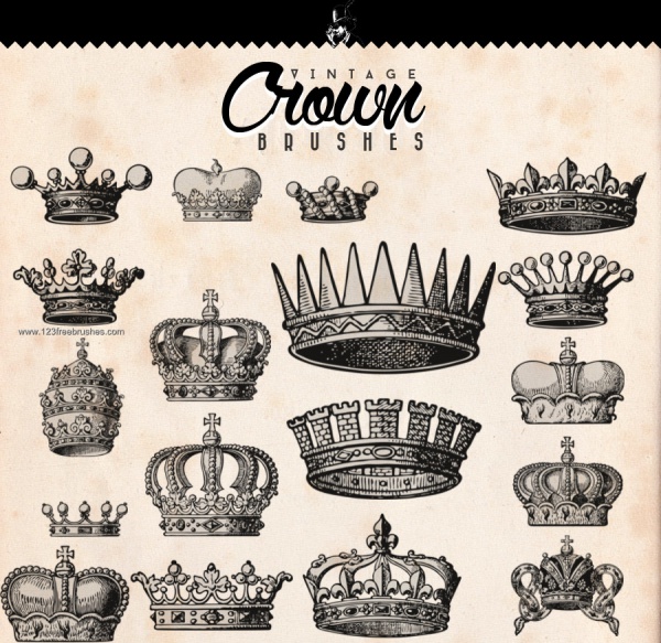 Vector Crown Brushes Pack