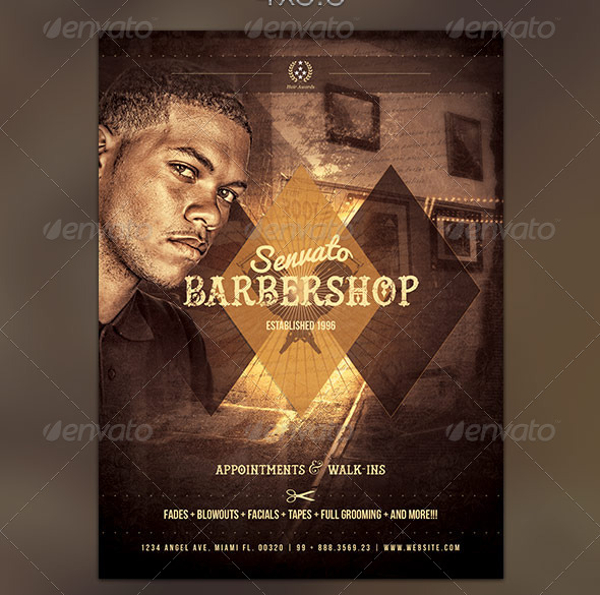 Vintage Barbershop Flyer