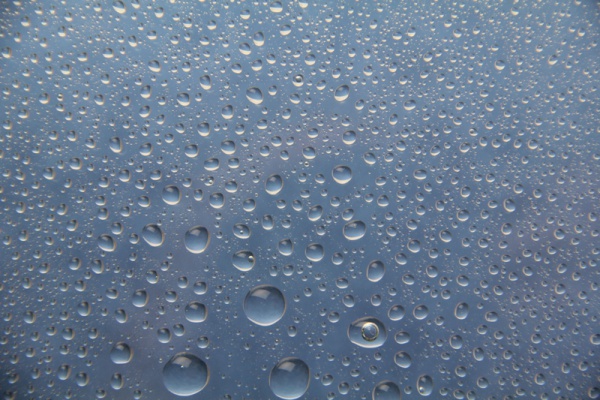 Water Droplets Blue City Texture