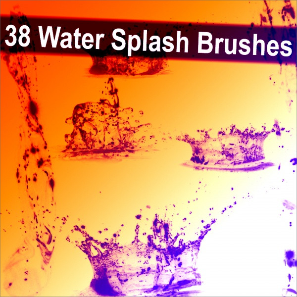 Water Splash Brushes For Desktop