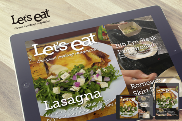 iPad Food Magazine Template