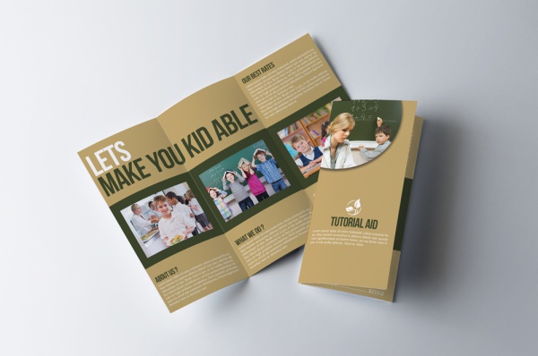 Tri Fold Training Education Brochure Designs