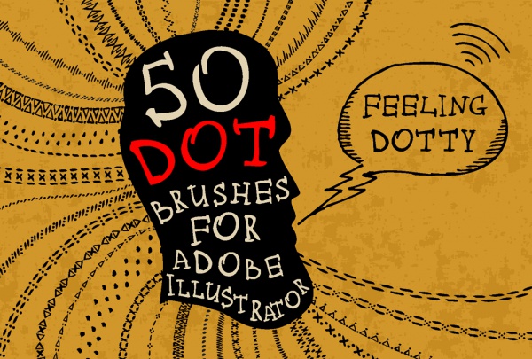 50 Dot Zipper Brushes