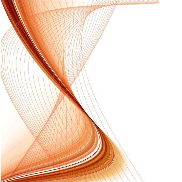 Abstract Wave Line Vector Background