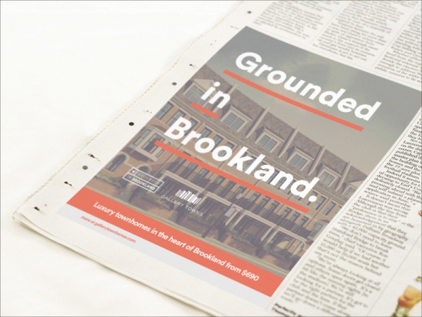 Advertising Book-land Newspaper Ad