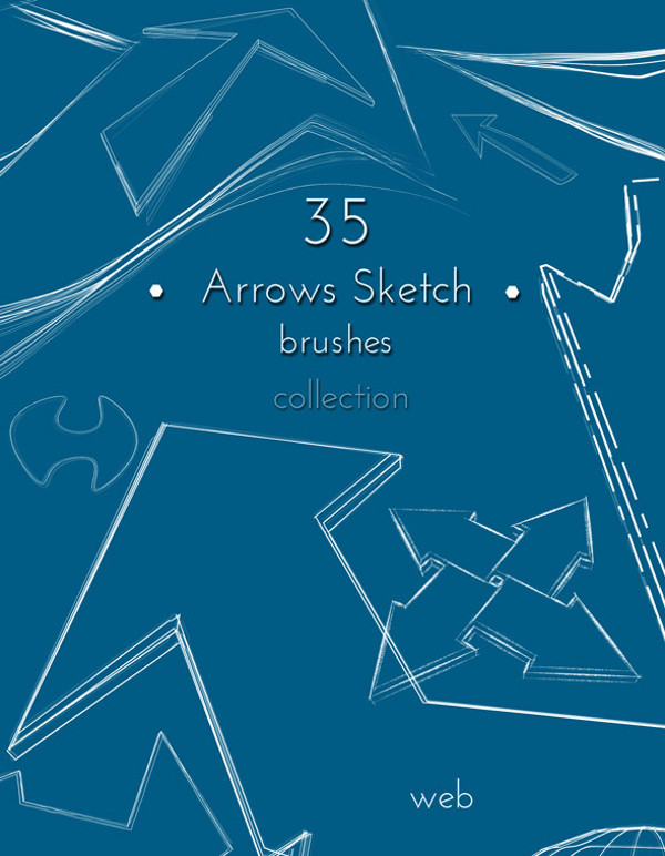 Arrows Sketch Brushes