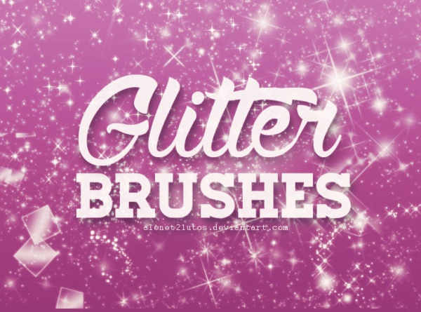 Awesome Cool Glitter Brushes