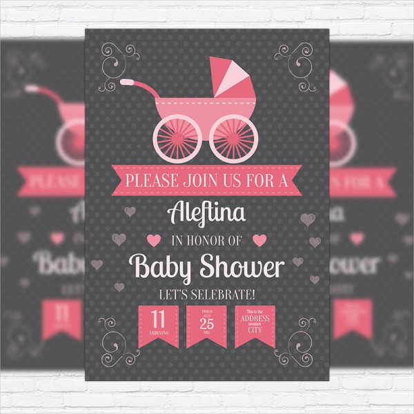 Baby Shower Business Flyer Design