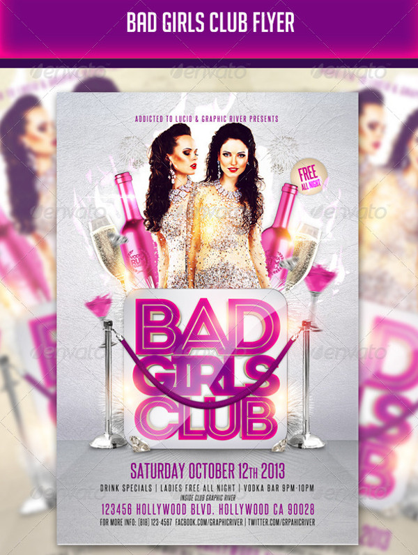 Bad Girls Club Flyer
