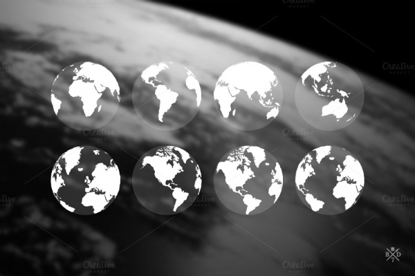 Earth Transparent Icons