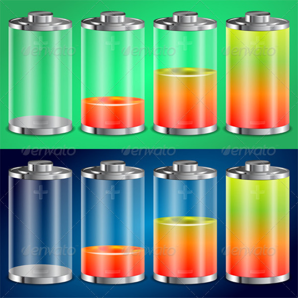 Battery Transparent Icons