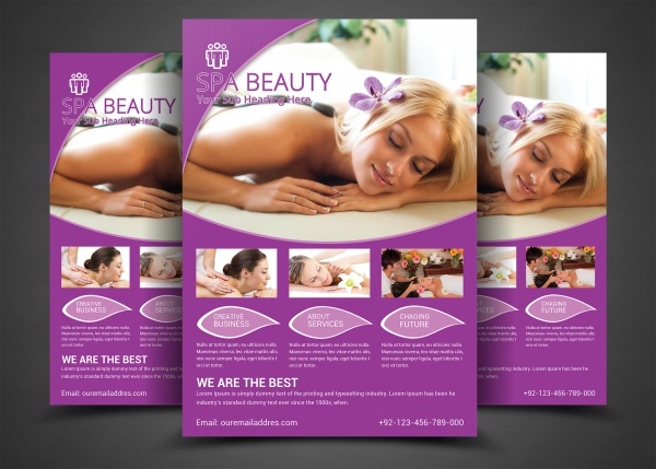 Beauty Salon Massage - Flyer Template