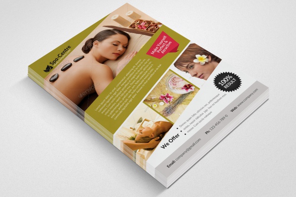 Beauty Spa Massage Flyer Design