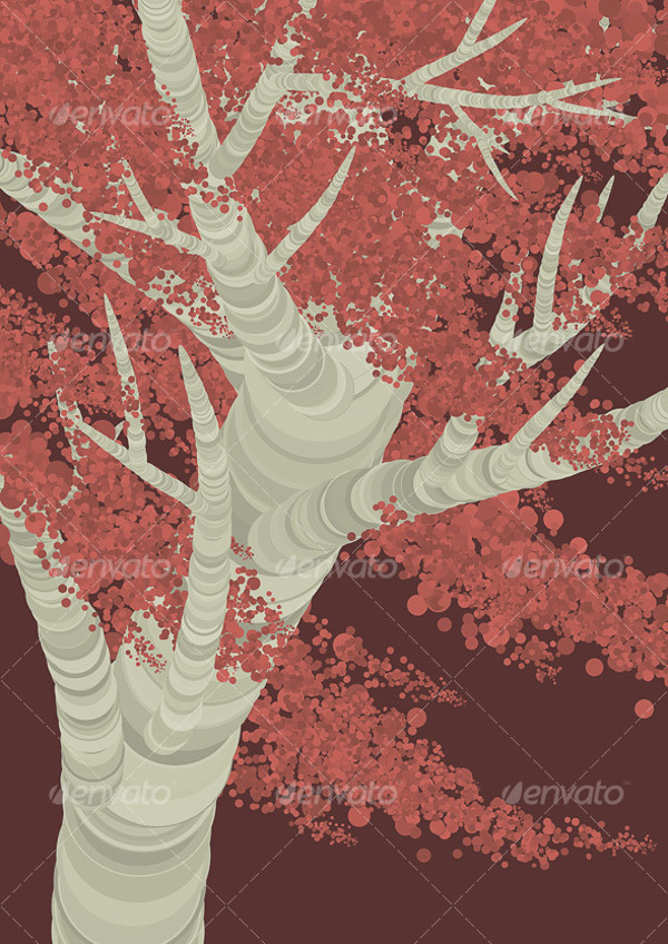 Birch Tree Illustration