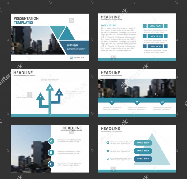 Blue Infographic Presentation templates