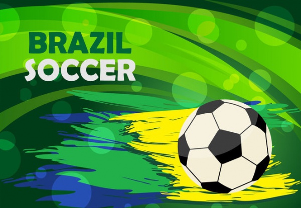 Brazil Soccer Vector Illustration