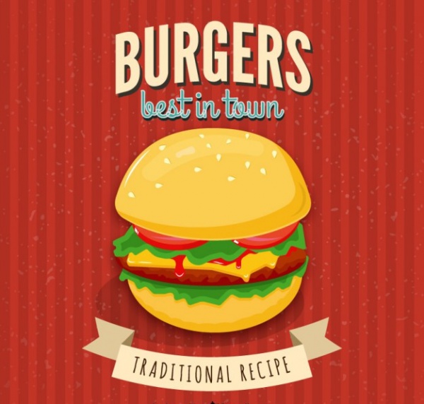 Burger Restaurant Poster Flyer