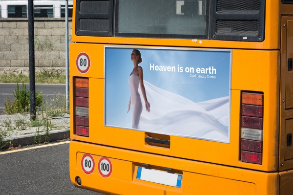 Bus Signage Advertising Design Template