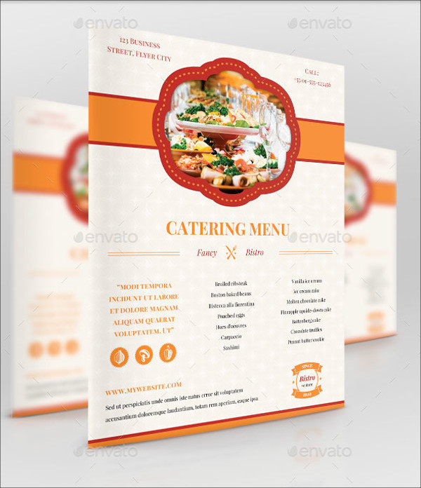 Catering Flyer Designs for Business