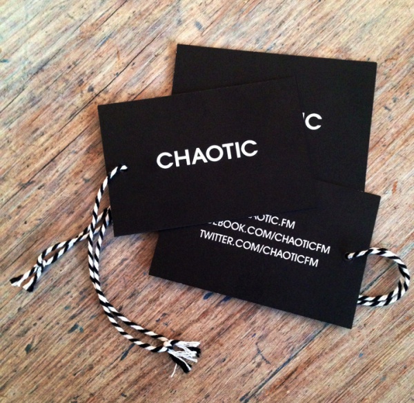 Chaotic Clothing Tag Design