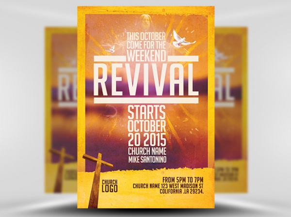 Church Revival Flyer Template