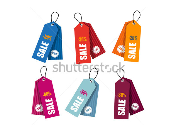 Colorful Price Product Tag