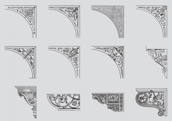 Corner Scrollwork Vector Design