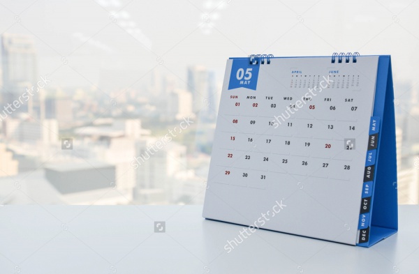 Corporate Desk Calendar