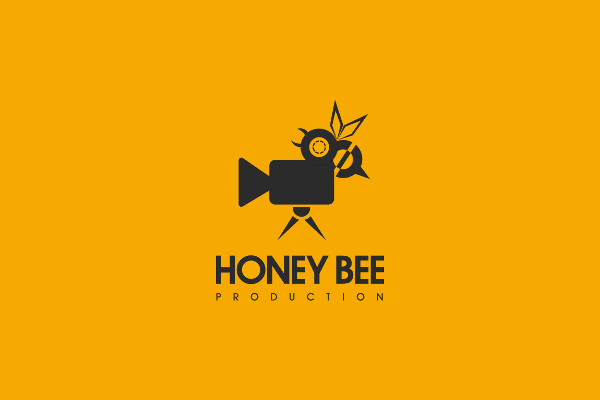 Creative Honey Bee Production Logo