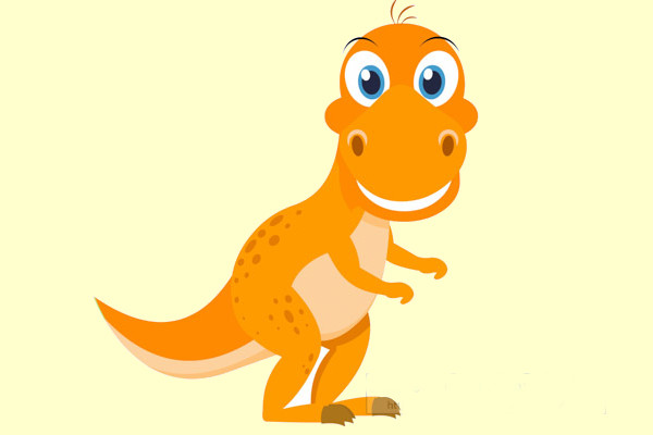 Cute Dinosaur Character Prehistoric Clipart