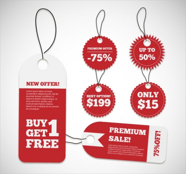 Discount Product Tag Design