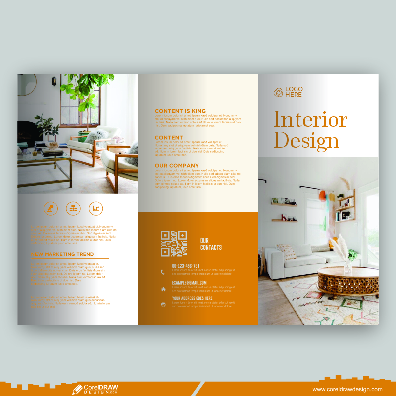 Download Trifold Interior Design Brochure