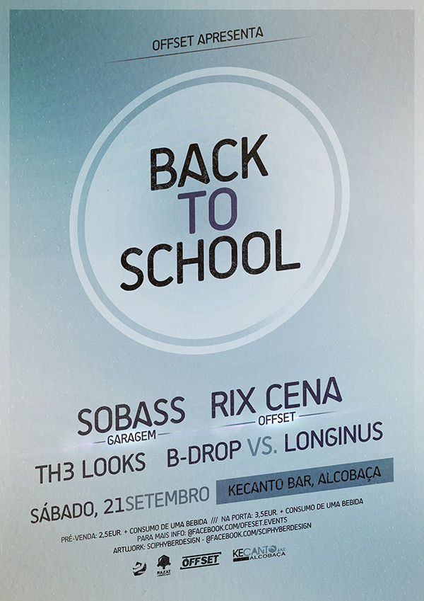 Drum and Bass School Flyer