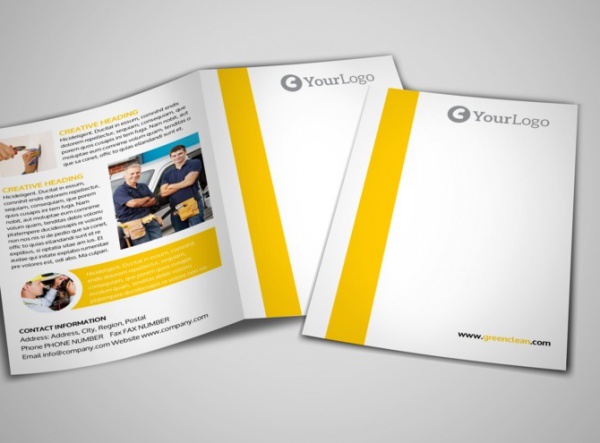 Electrician Bi-Fold Brochure Template