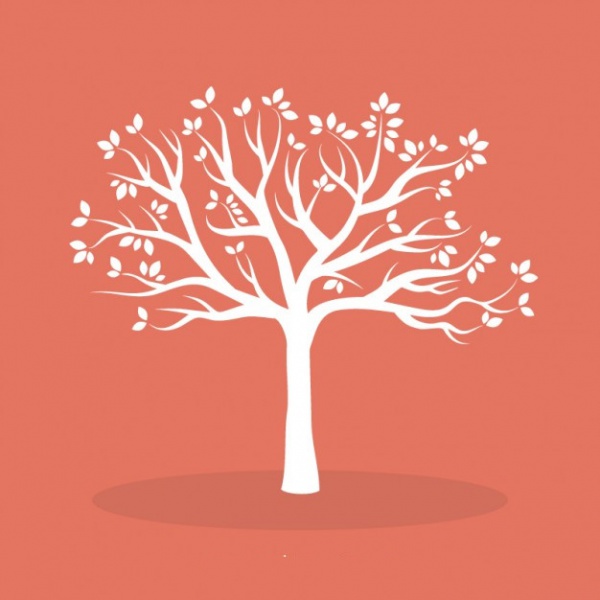 Elegant Tree Illustrative Vector Design