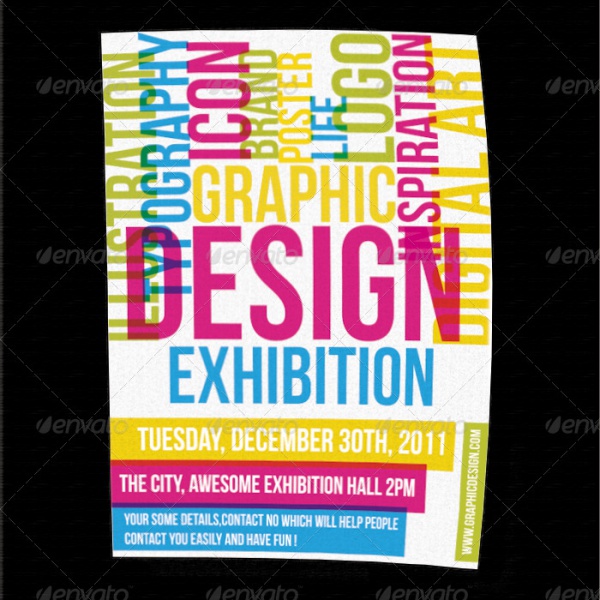 Exhibition PSD Flyer Design