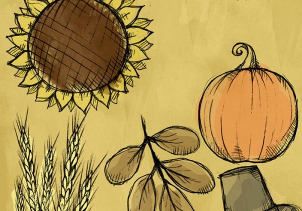 Fall Thanksgiving Sketch Brushes