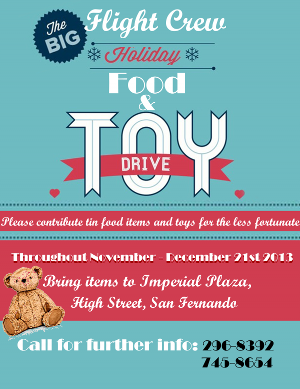 Food And Toy Drive Flyer
