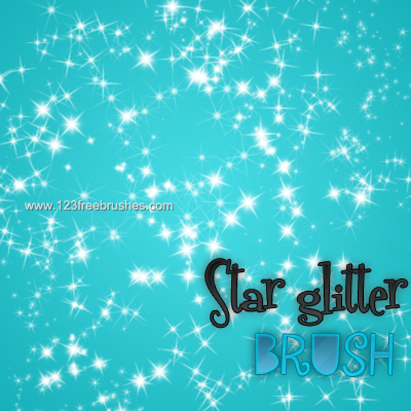 Fractal Star Glitter Brushes