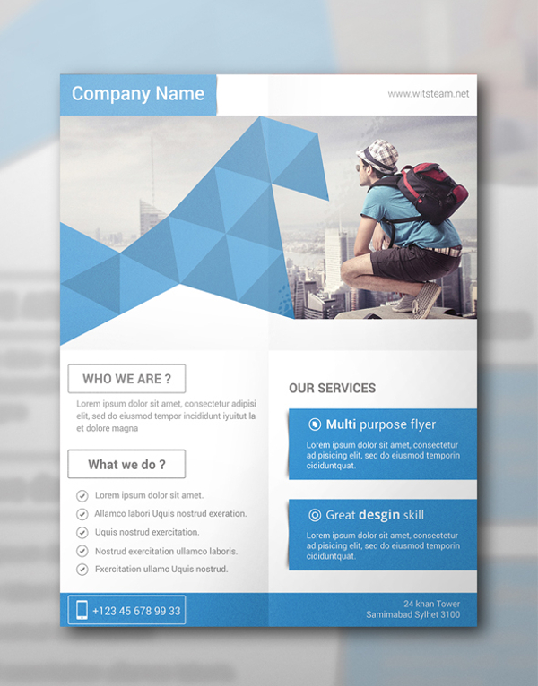 Free Creative Professional Flyer Template