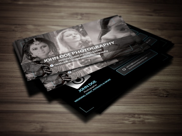 photography business cards free psd templates download