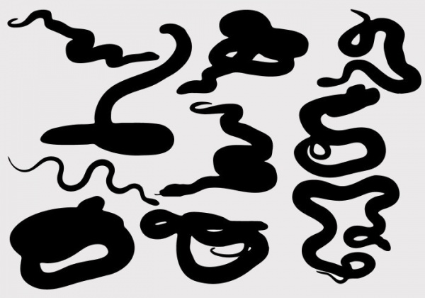 Free Snake Silhouette Vector