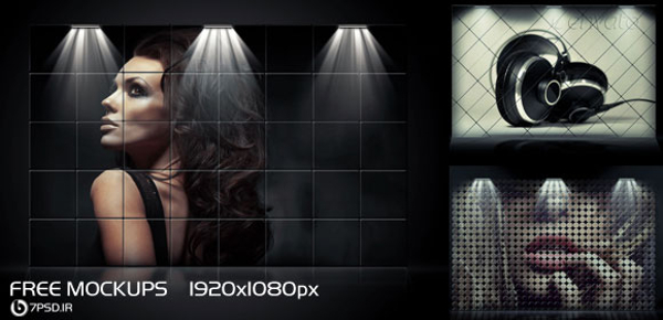 Free Spot Light Photo PSD