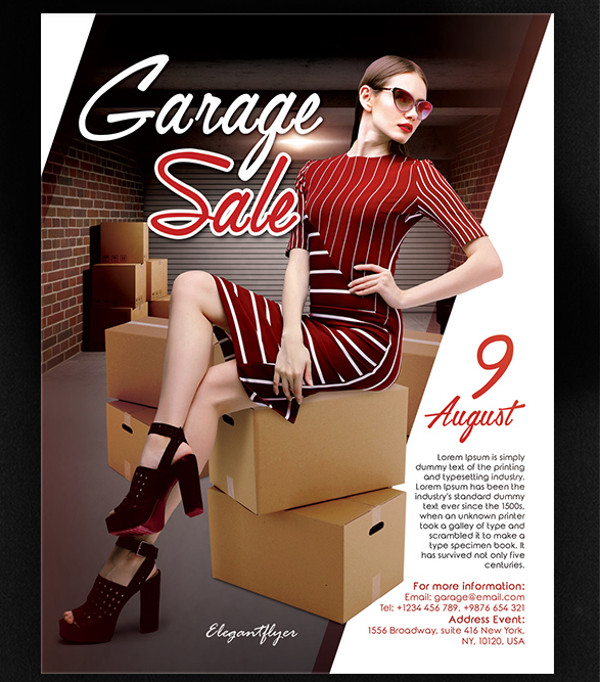 Garage Sale Flyer Template