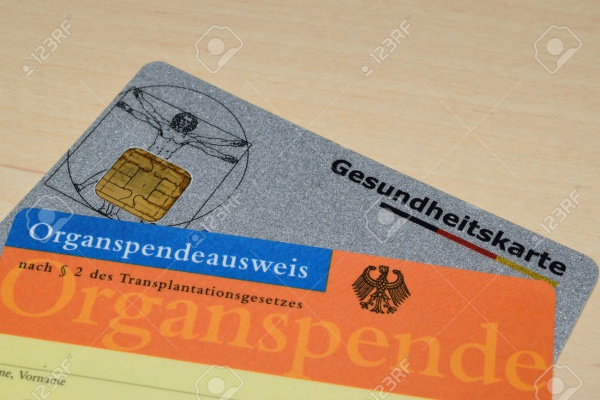 German Organ Donor Card