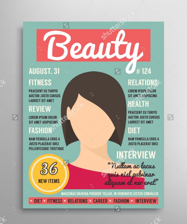 magazine cover clipart