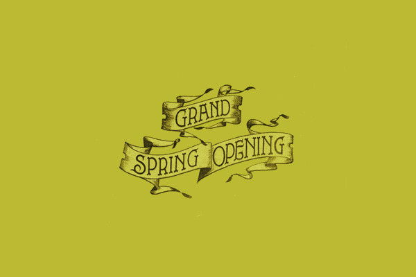 Grand Spring Opening Banner design