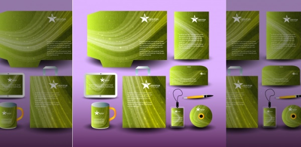 Green Abstract Corporate Free Vector